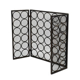 Modern Three Panel Iron Firescreen - NH111903