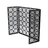 Modern Three Panel Iron Firescreen - NH111903