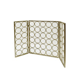 Modern Three Panel Iron Firescreen - NH111903