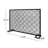 Modern Single PanelIron Firescreen - NH842903