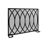 Modern Single PanelIron Firescreen - NH052903