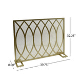 Modern Single PanelIron Firescreen - NH052903