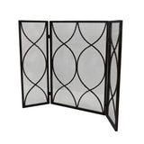 Modern Three Panel Iron Firescreen - NH431903