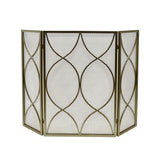 Modern Three Panel Iron Firescreen - NH431903