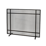 Modern Single Panel Iron Firescreen - NH252903