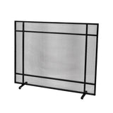 Modern Single Panel Iron Firescreen - NH252903