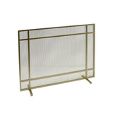 Modern Single Panel Iron Firescreen - NH252903