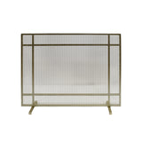 Modern Single Panel Iron Firescreen - NH252903