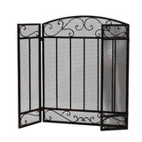 Contemporary Three Panel Iron Firescreen - NH801903