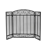 Contemporary Three Panel Iron Firescreen - NH801903