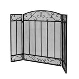 Contemporary Three Panel Iron Firescreen - NH801903