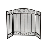 Contemporary Three Panel Iron Firescreen - NH801903