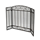 Contemporary Three Panel Iron Firescreen - NH801903