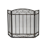 Contemporary Three Panel Iron Firescreen - NH801903