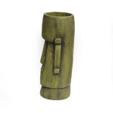 Outdoor Easter Island Tiki Urn, Antique Green Finish - NH952903