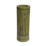 Outdoor Polynesian Urn, Antique Green Finish - NH852903