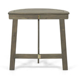 Outdoor Half-Round Acacia Wood Bistro Table - NH618903