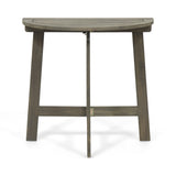 Outdoor Half-Round Acacia Wood Bistro Table - NH618903