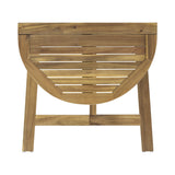 Outdoor Half-Round Acacia Wood Bistro Table - NH618903