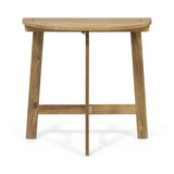 Outdoor Half-Round Acacia Wood Bistro Table - NH618903