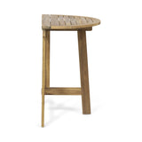 Outdoor Half-Round Acacia Wood Bistro Table - NH618903