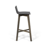 Outdoor Wood & Wicker Barstools (Set of 4) - NH360013