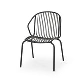 Outdoor Modern Iron Club Chair (Set of 2) - NH417013