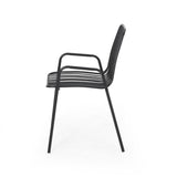 Outdoor Modern Iron Club Chair (Set of 2) - NH927013