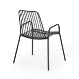 Outdoor Modern Iron Club Chair (Set of 2) - NH927013