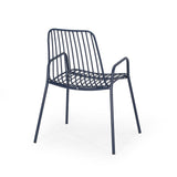 Outdoor Modern Iron Club Chair (Set of 2) - NH927013