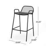 Modern Iron Barstool (Set of 2) - NH418013