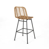 Outdoor Wicker Barstools (Set of 4) - NH750013