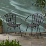 Outdoor Wicker Dining Chairs (Set of 2) - NH589903