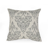 Modern Fabric Throw Pillow Cover (No Filling), Natural and Gray - NH714903