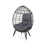 Indoor Wicker Egg Chair with Cushion - NH123113