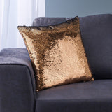 Glam Square Reversible Sequin Pillow Cover - NH224013