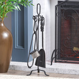 Iron Fireplace Tool Set - NH955013