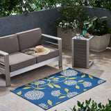 Outdoor Floral Area Rug - NH625803