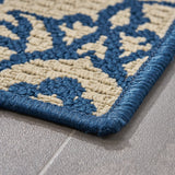 Outdoor Damask Area Rug - NH925803