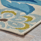 Outdoor Floral Area Rug - NH135803