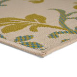 Outdoor 5'3" x 7' Botanical Area Rug - NH435803