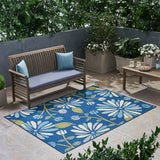 Outdoor Floral Area Rug - NH535803