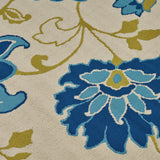 Outdoor Floral Area Rug - NH735803