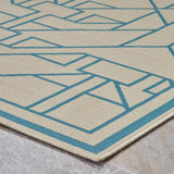 Outdoor Geometric Area Rug - NH935803