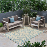 Outdoor Geometric Area Rug - NH935803