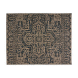 Outdoor Medallion Area Rug, Tan and Blue - NH145803