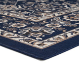 Outdoor Oriental Area Rug, Navy and Gray - NH545803