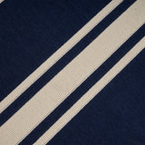 Outdoor Stripe Area Rug, Navy and Ivory - NH745803