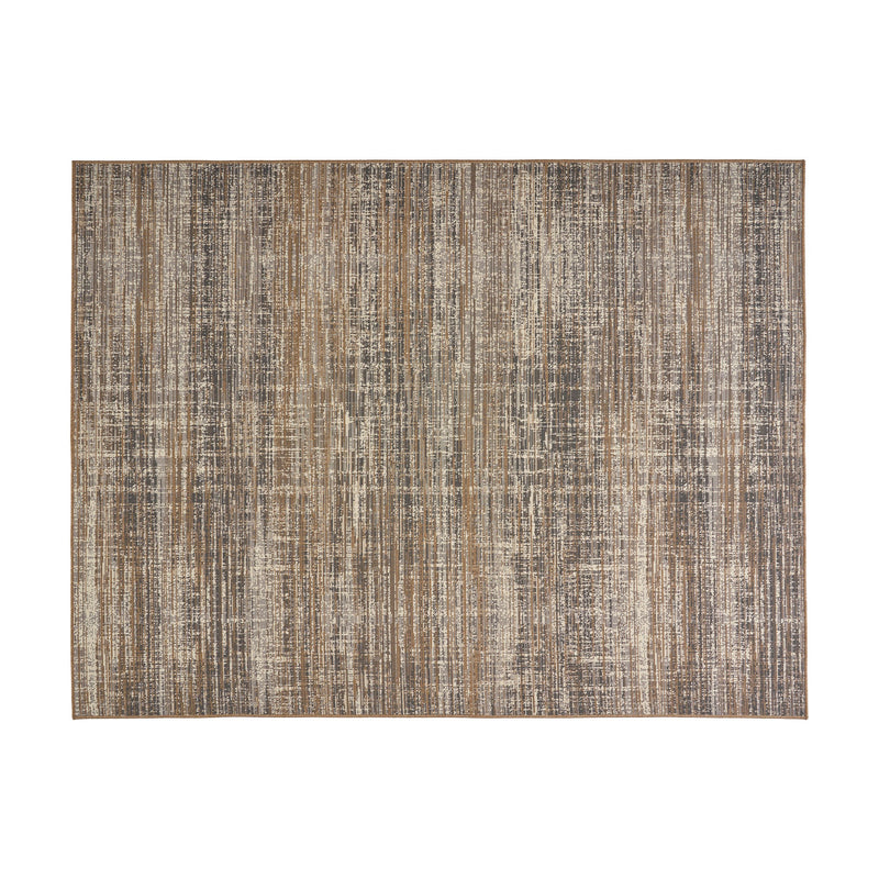 Outdoor Contemporary Area Rug, Gray and Beige - NH945803