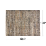 Outdoor Contemporary Area Rug, Gray and Beige - NH945803